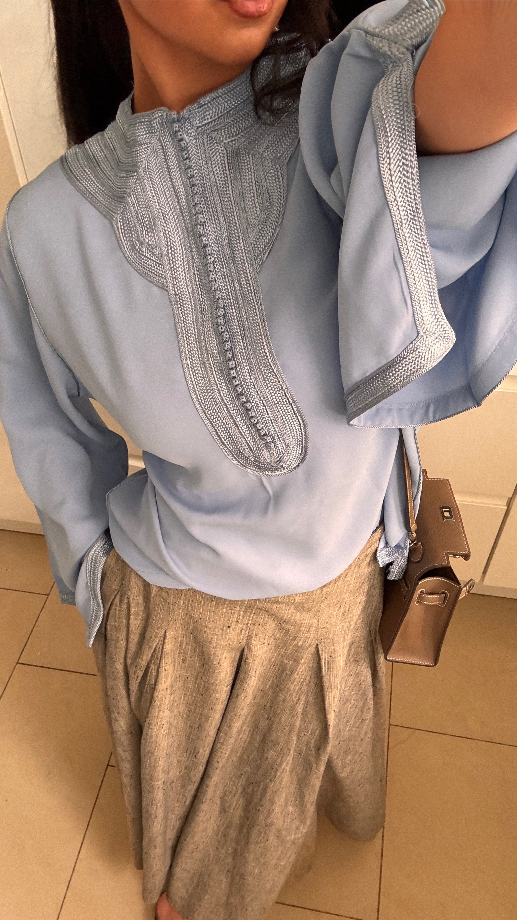 Pre-order caftan top "Nyla" - Saba7 Collective